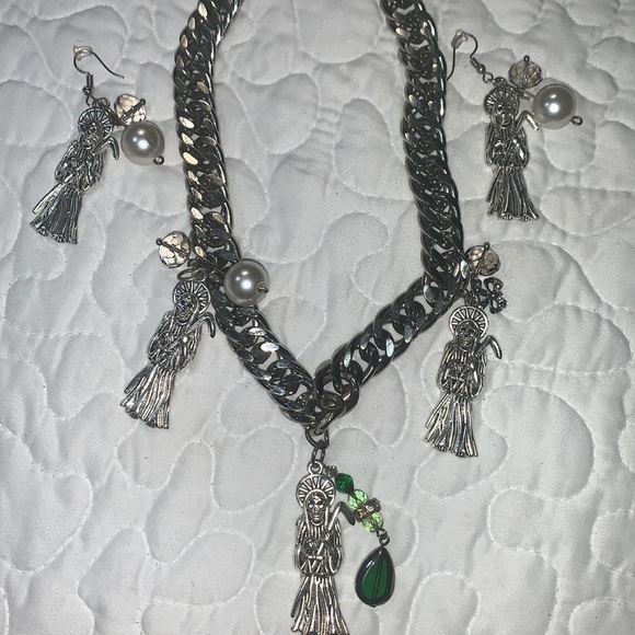 ✅✅✅Juego de collar y cadena de la SM , cadena de H&M /cristales /perlas /✅✅✅